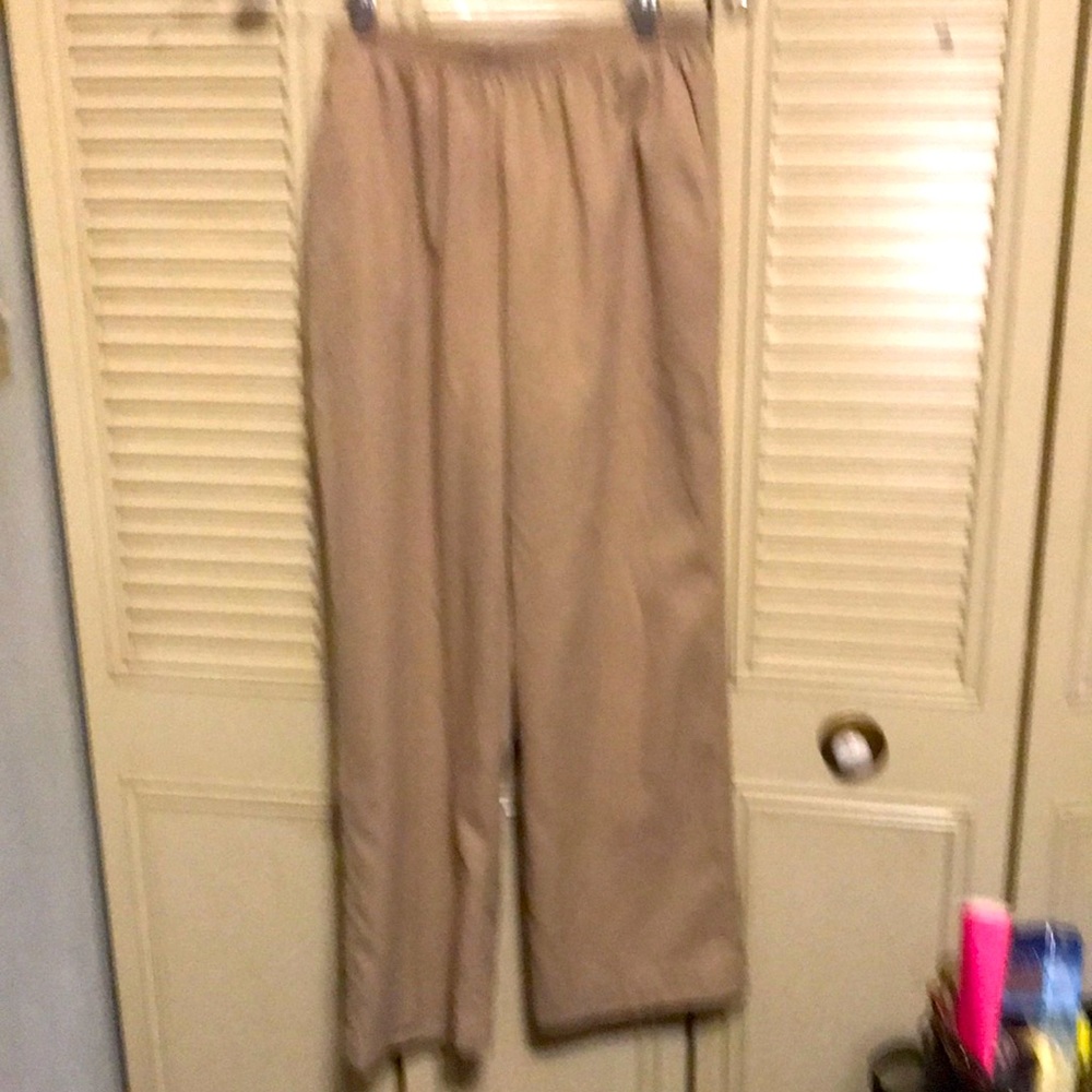Alfred Dunner beige slacks size 14 P